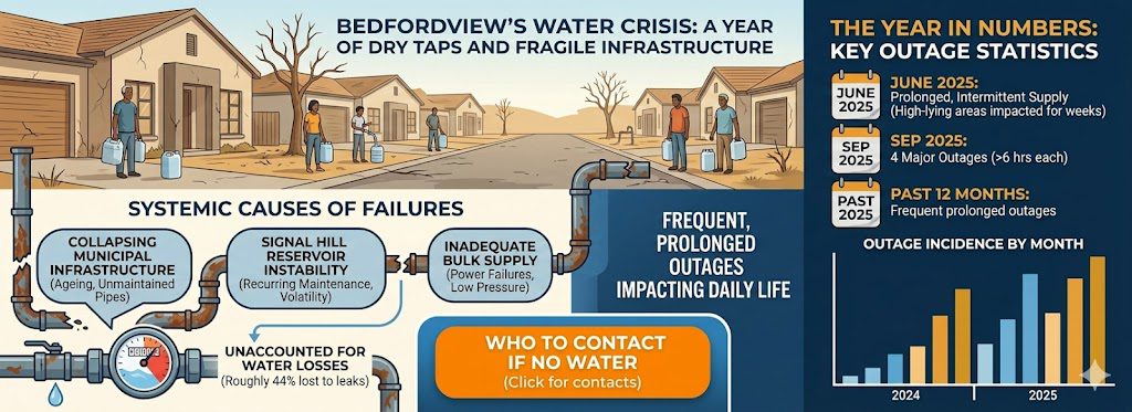bedfordview water failure
